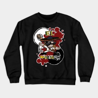 El Mariachi Tai Chi White Crewneck Sweatshirt